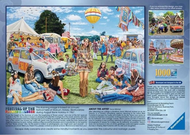 Ravensburger Puzzel Festival van Bloemenkinderen 1000 stukjes