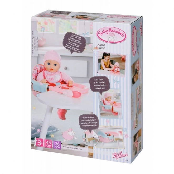 Baby Annabell Kinderstoeltje met tafelbevestiging