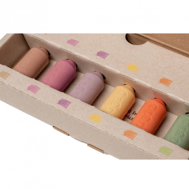 Natuurlijke waskrijt Junior Pastelka 6 stuks