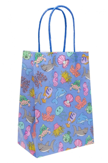 Cadeautas water-/zeewereld 16x22x9 cm