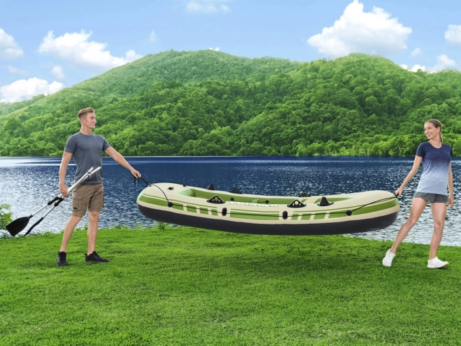 Opblaasboot voor 3 personen met riemen Voyager X3