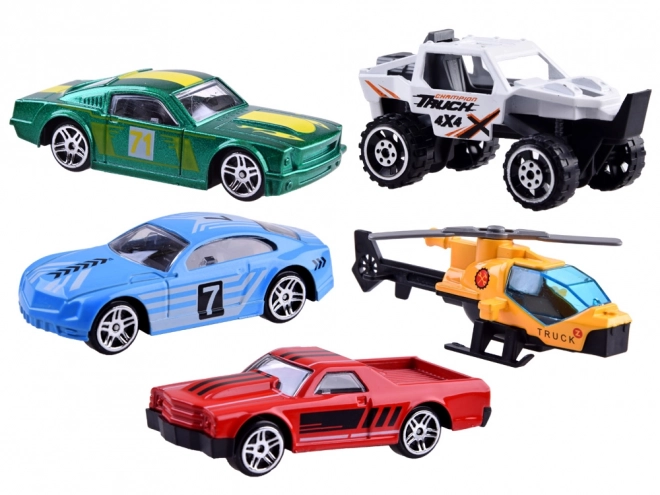 Set van 5 autootjes
