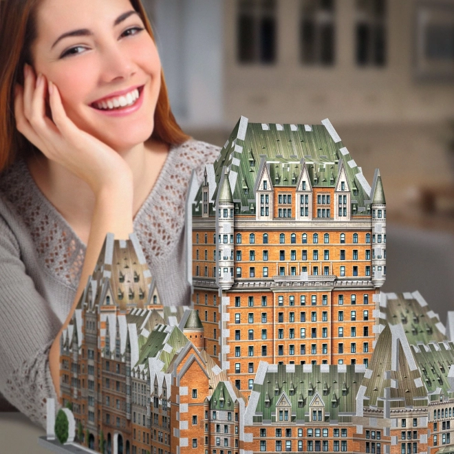 3D puzzel WREBBIT Le Château Frontenac 865 stukjes