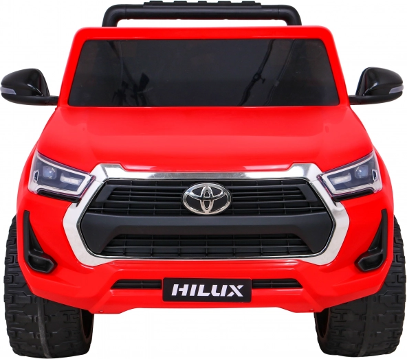 Elektrische kinderauto TOYOTA Hilux 4x4 met afstandsbediening – rode pick-up