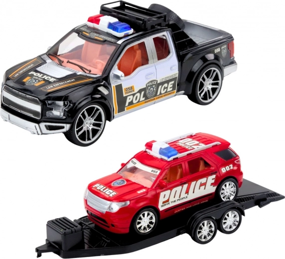 Realistische politieset voor actiespel