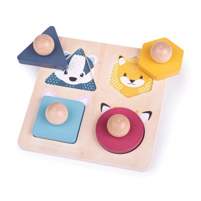Bigjigs Toys Puzzel in de vorm van dieren