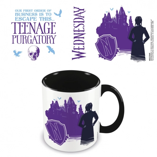 Beker Wednesday Teenage Purgatory 315 ml