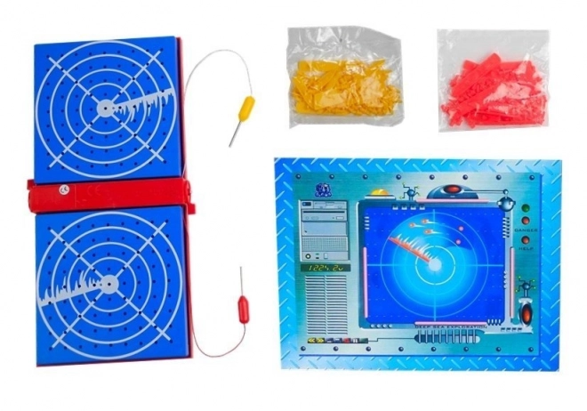 Elektronische strategische spel Zeeslag van schepen