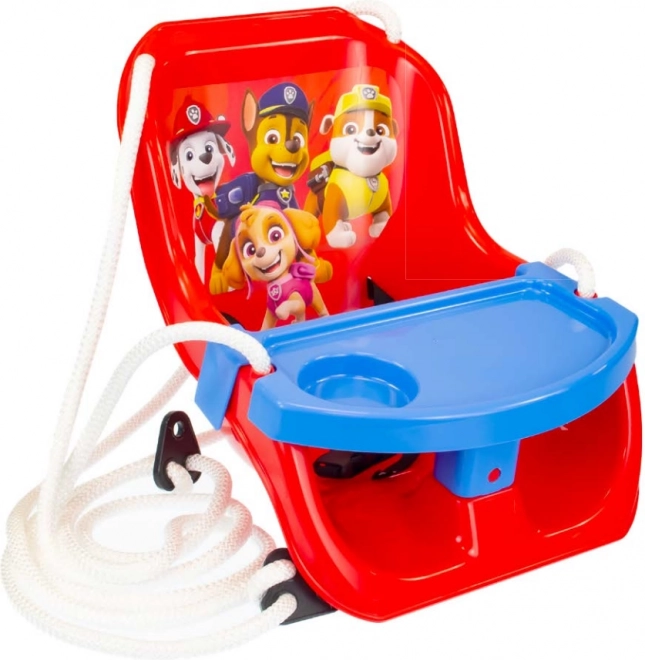 Schommel met tafeltje Paw Patrol voor de kleintjes