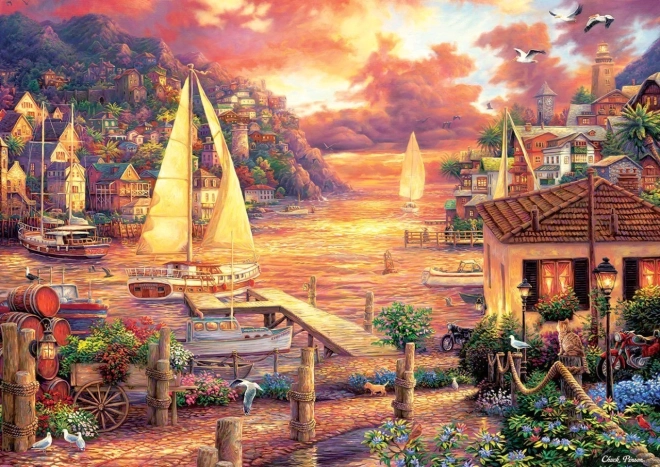 Puzzel ART PUZZLE Gouden Zee 3000 stukjes