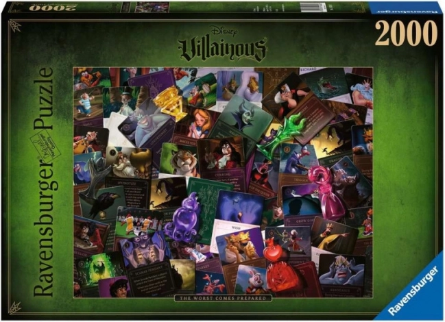 Puzzel 2000 stukjes DISNEY Villainous: All Villains