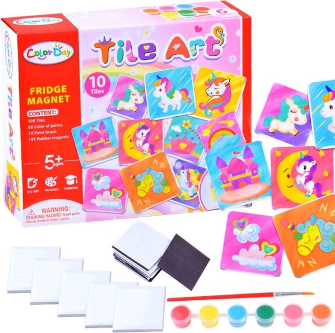 Creatieve set om magneten te schilderen Color Day