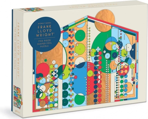 foliëvormige puzzel Frank Lloyd Wright – Midway Mural, 750 stukjes