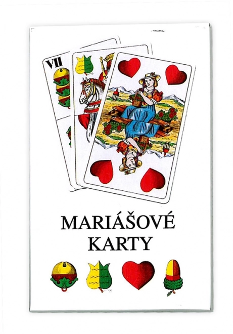 Mariáš-kaarten dubbelzijdig in kartonnen doosje