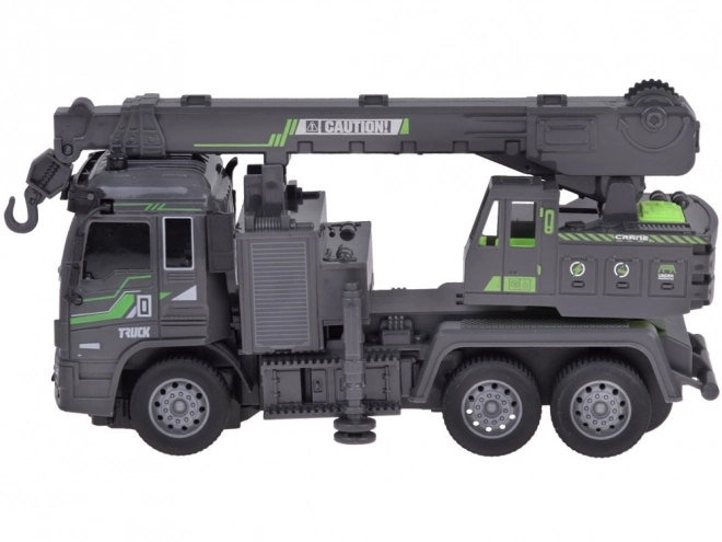 Bouwkraanwagen met LED-verlichting
