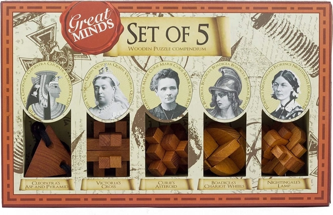 Professor Puzzle Grote Geesten: Beroemde Vrouwen 5-in-1