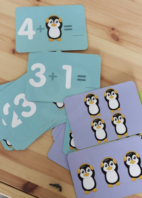Woopie balansweegschaal met pinguïns voor het leren tellen