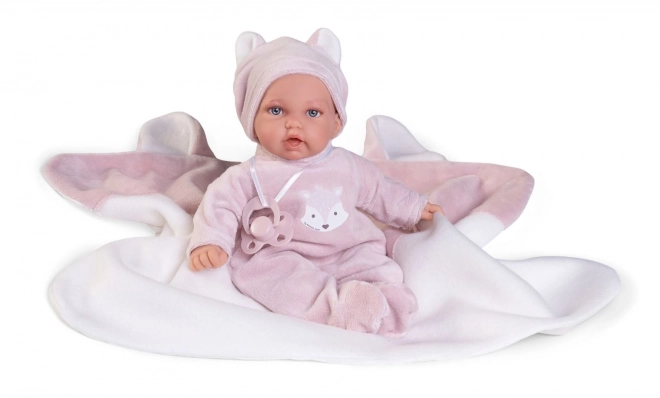 Antonio Juan 12439 PETIT - realistische pop met zacht stoffen lichaam - 27 cm