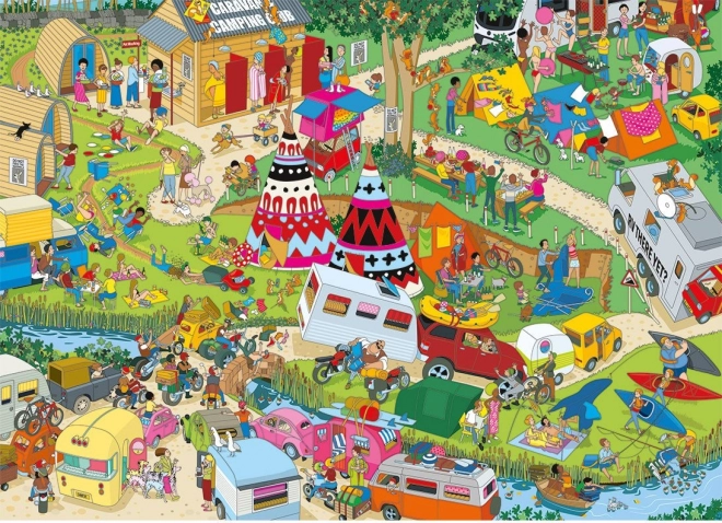 Puzzel Jokesaws Kemp Capers 1000 stukjes van Gibsons
