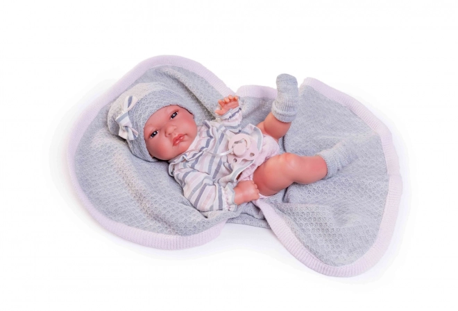 Antonio Juan 60029 TONETA - realistische babypop met volledig vinyl lichaam - 33 cm