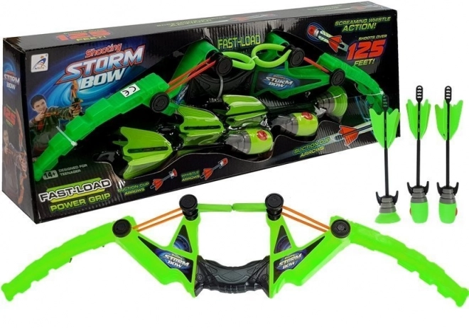 Boogset 3 pijlen Sportief groen 58 cm