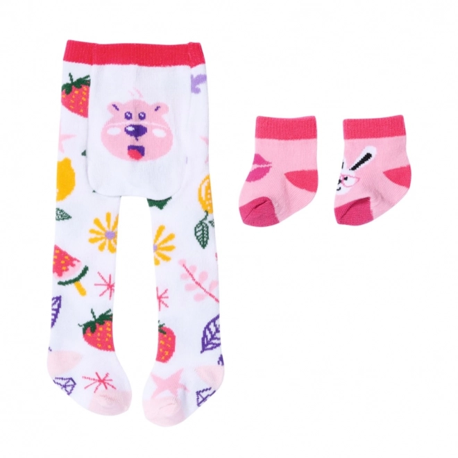 BABY born Panty's en sokken, 2 soorten, 43 cm