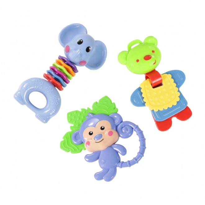 Set van 3 rammelaars voor baby's