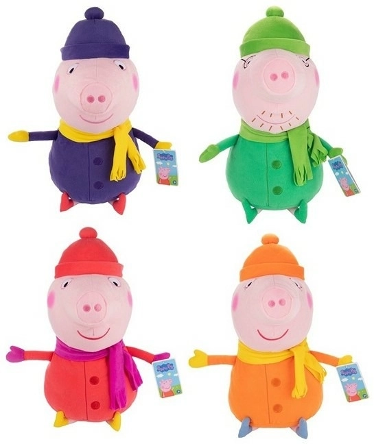 Peppa Big in winterkleding 50 cm