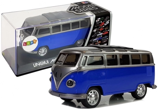 Verlicht en geluid Resorak Bus Blauw op batterijen