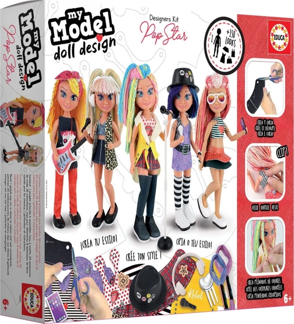 EDUCA Creatieve set Mijn Model Popster Pop