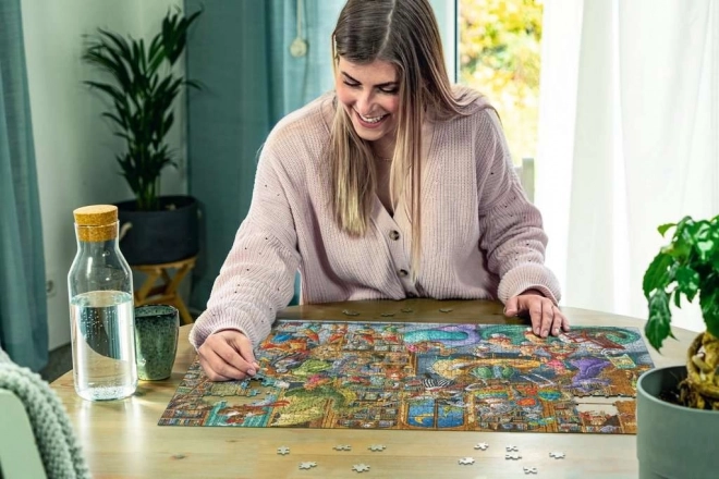 Puzzel 2D 1000 Ravensburger Noorden in de bibliotheek