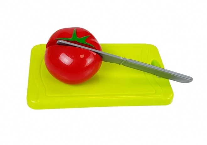 Kinderset fruit en groenten met mixer en dienblad