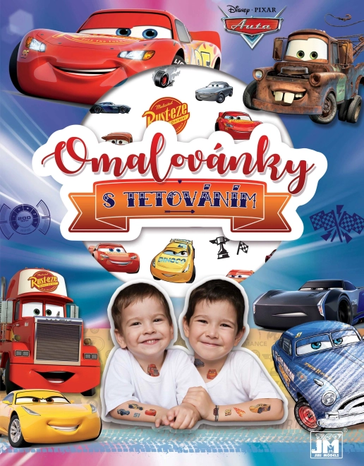 Kleurboek met tatoeages CARS – Auto’s