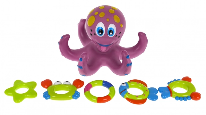 Octopus voor in bad
