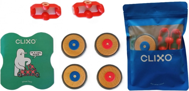 Clixo Wheels - set van wielen en koppelingen