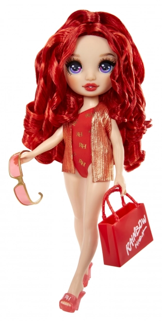 Rainbow High stijlvolle drijvende pop Ruby Red