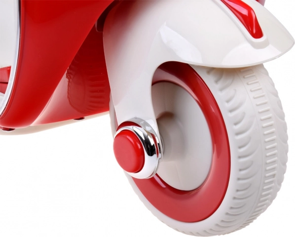 Klassieke elektrische kinderscooter oranje