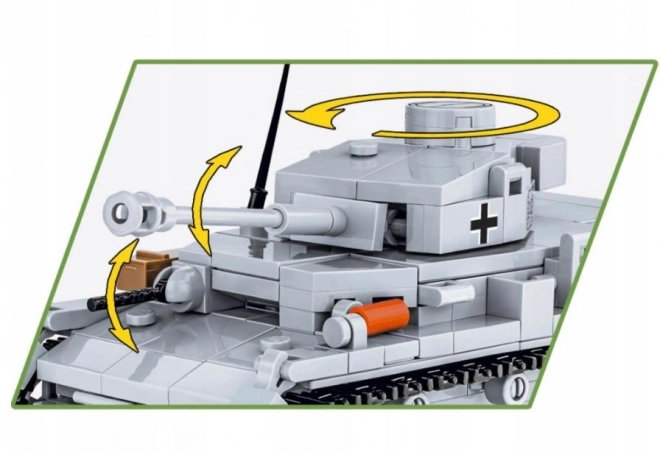 COBI 2714 II WW Panzer IV Ausf D, 1:48, 320 k