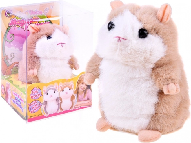 Pratende interactieve pluchen hamster – Hamster