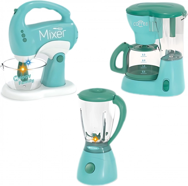WOOPIE Set huishoudelijke apparaten voor kinderen 3-in-1 Mixer Blender Keukenmachine