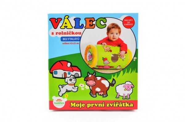 Opblaasbare rol met belletjes Mijn eerste dieren