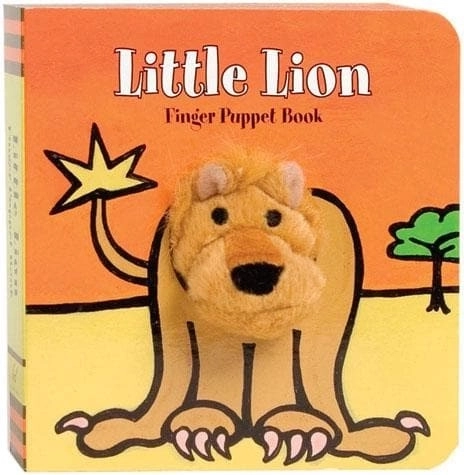 Chronicle Books vingerpop-boek – kleine leeuw