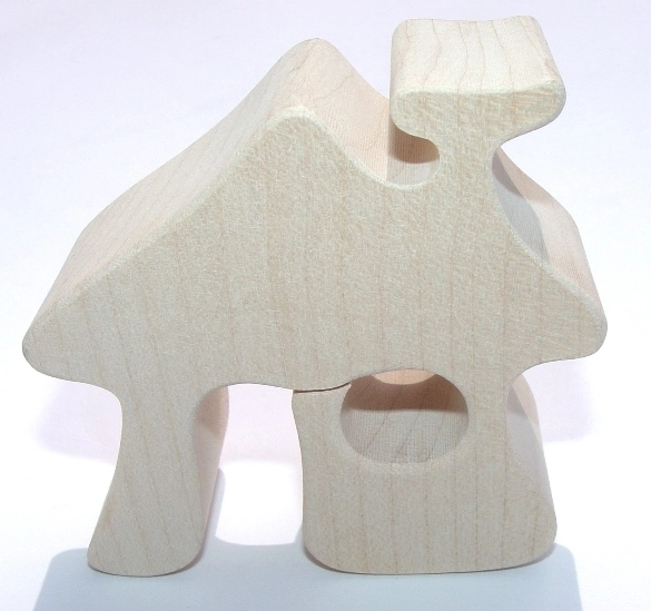 Natuurlijke houten huisje FAUNA