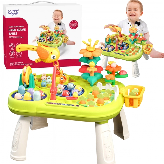 Interactieve educatieve tafel 8-in-1 Montessori