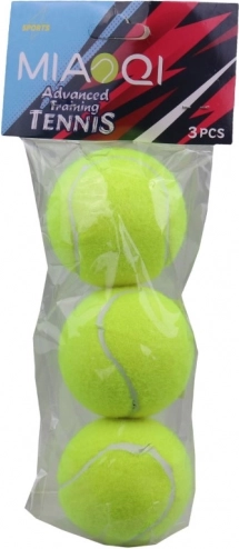Tennisballen in praktische zak 3 stuks