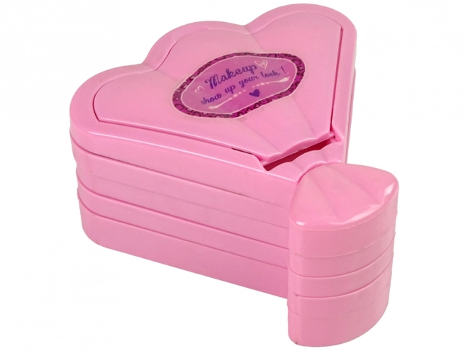 Roze cosmetische tas voor oogschaduw Gloss Pink