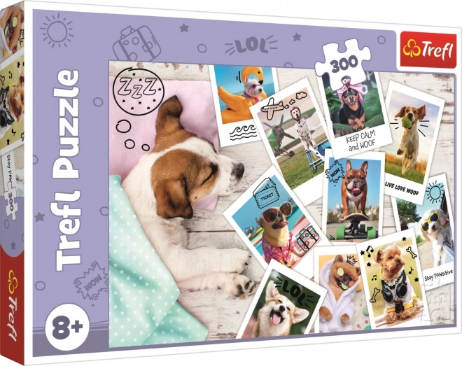 Puzzel 300 stukjes - Vakantiefoto's