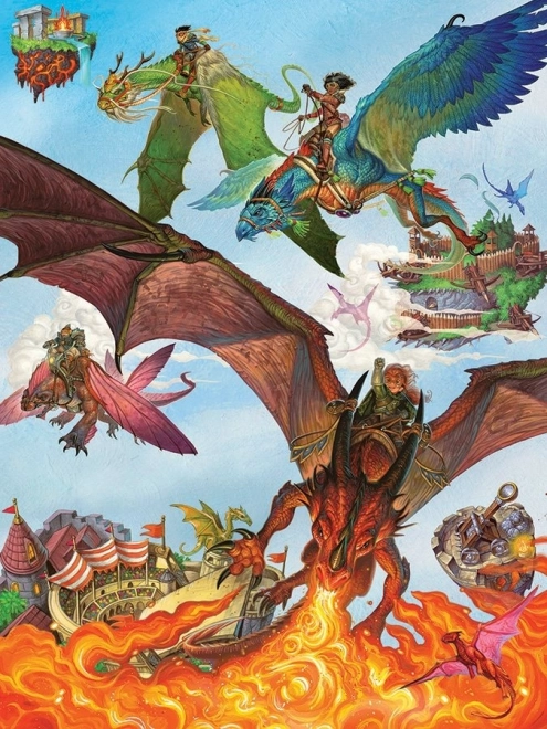 Familiepuzzel Drakenvluchteskader 350 stukjes COBBLE HILL