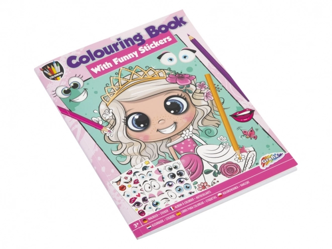 Kleurplaten met stickers