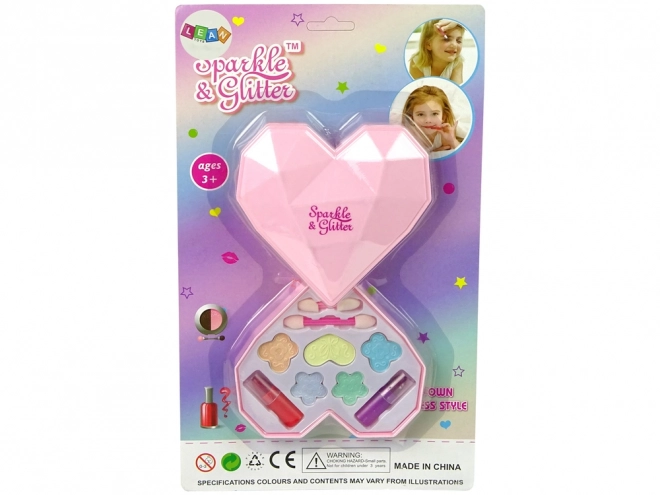 Make-up Set Oogschaduw Hart Lipstick
